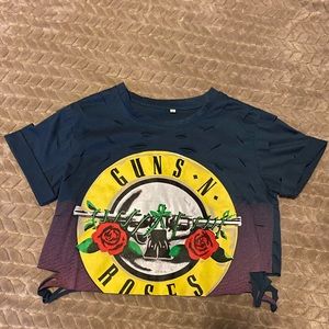 Guns n Roses Crop top